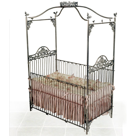 Garden Canopy Iron Crib