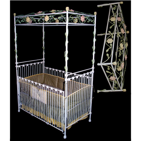 Blossom Iron Crib