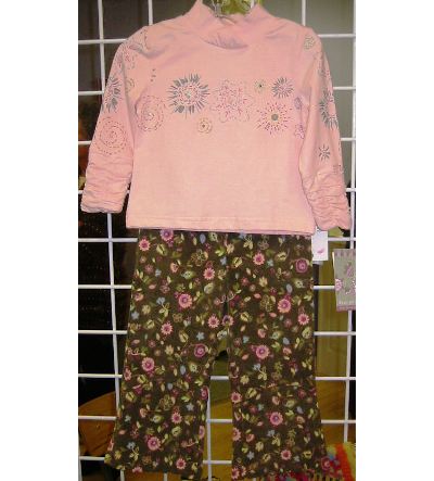 DPD Crumpled Tee and Pant Set