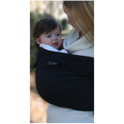 Black Twill Baby Sling