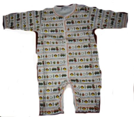 Halloween Printed Plysuit and Bib