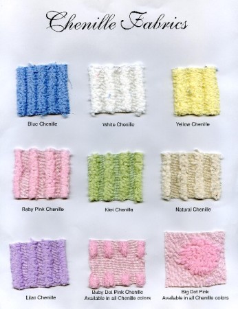 Chenille Round Crib Bedding Bedding